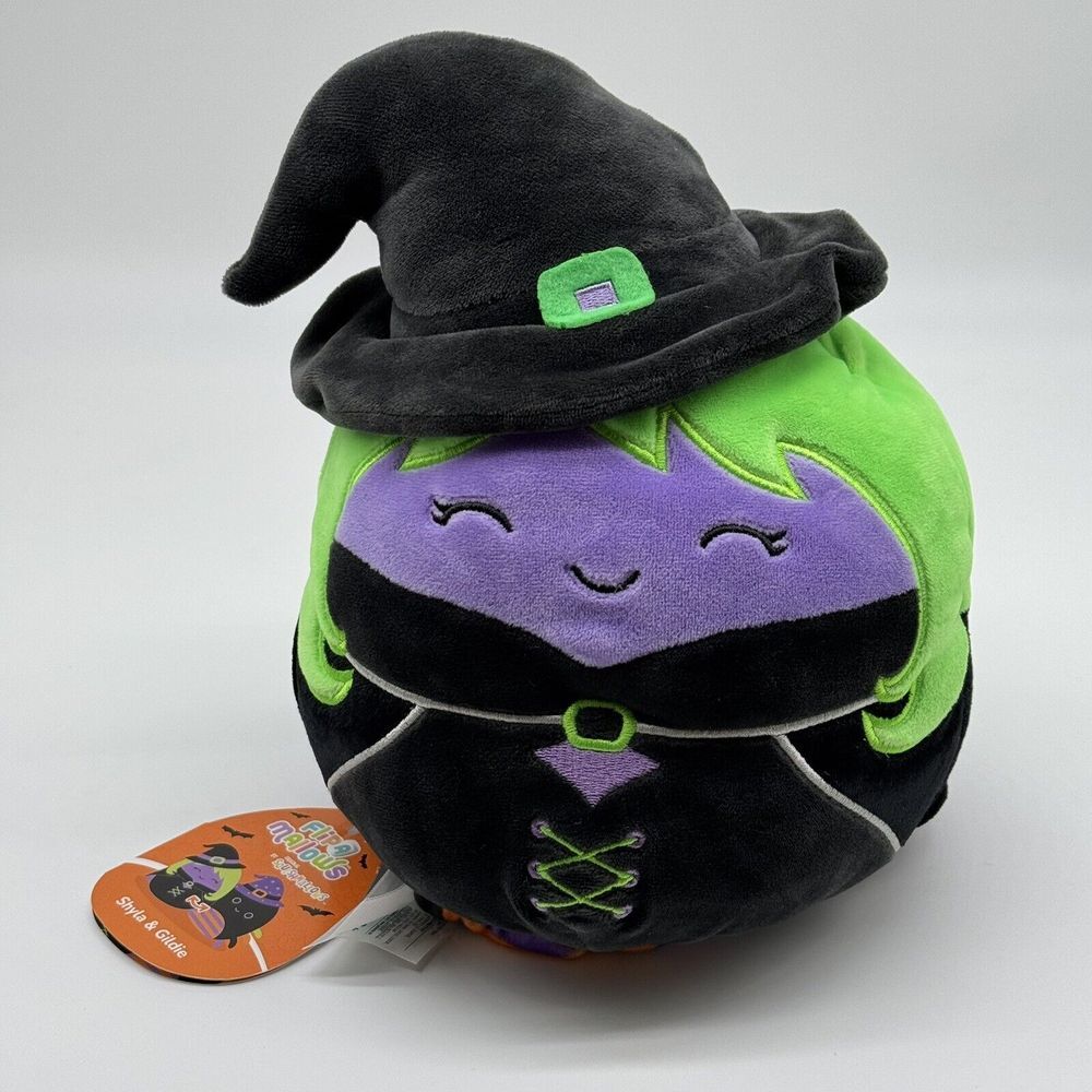 Squishmallows Flipamallow 2in1 Shyla  Witch Flip To Gildie Spider Plush NWT 2022